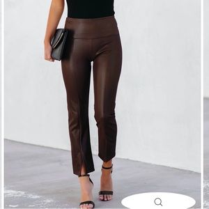Vici Faux Leather Pants